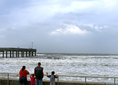 Hurricane Fay comes to Saint Augustine