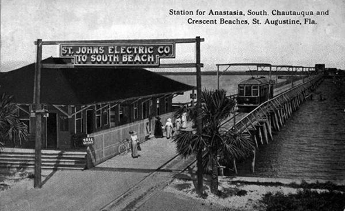 St. Johns Electric Company Station to Beaches Historic Photo