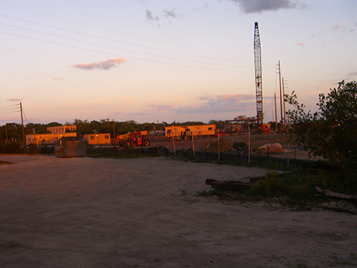 Westin Construction Site in the Morning picture