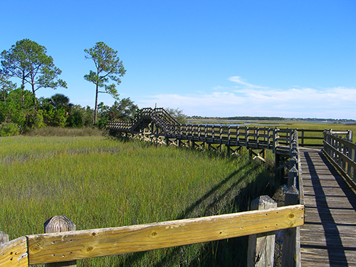 Hospital Boardwalk View of Intracoastal Picture