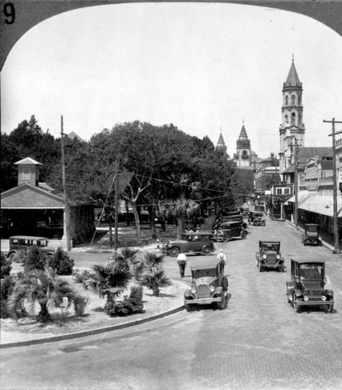 Plaza and Old Slave Market Historic Picture