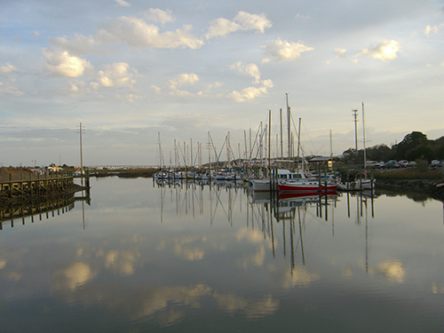 San Sebastian River Reflection Photo