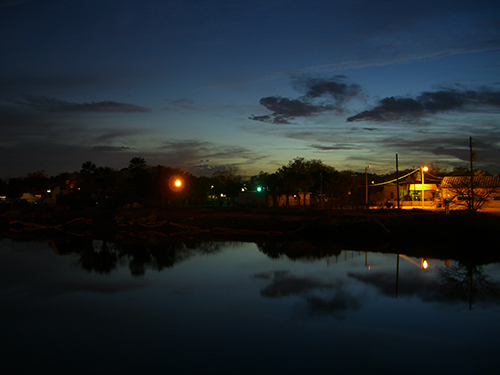 San Sebastian River Evening Picture