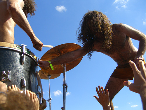 Pictures of Monotonix at Harvest of Hope Fest