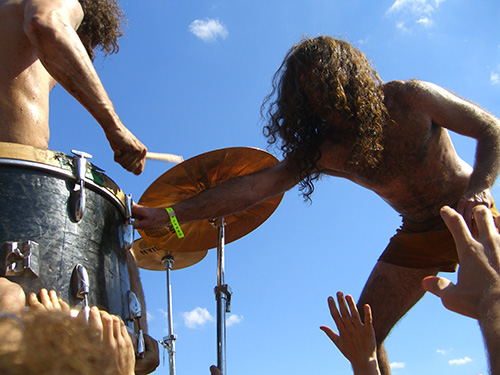 Pictures of Monotonix at Harvest of Hope Fest