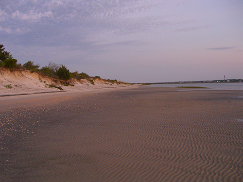 Secluded Beach Evening Photo