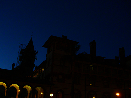 Nightime at Flagler College Picture