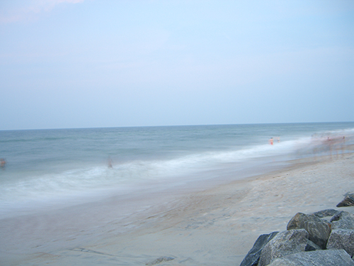 Evening Beach Motion Blur Picture