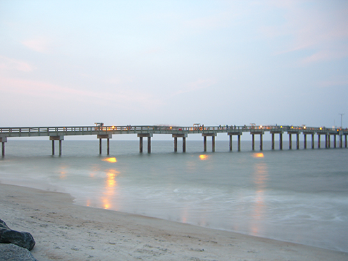 Pier in the Evening Photo