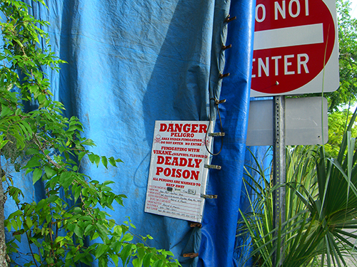 Do Not Enter the Circus Tent Photo