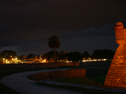 Storm Rolls in on Fort Picture