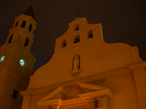 Cathedral Basilica at Night Photo