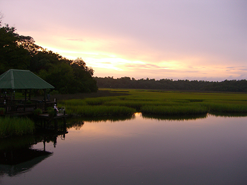 Moultrie Creek Dock Sunset Picture