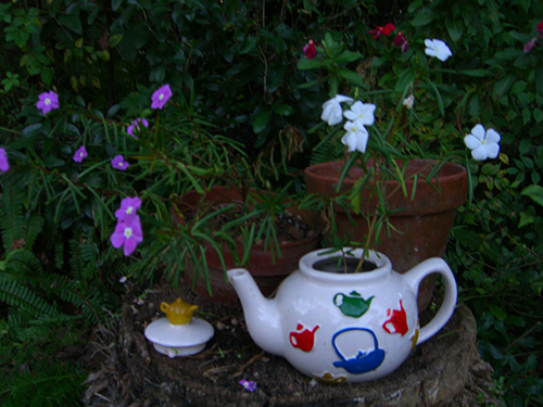 Flower Tea Pot Picture