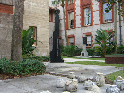 Sculptures at Flagler College Picture