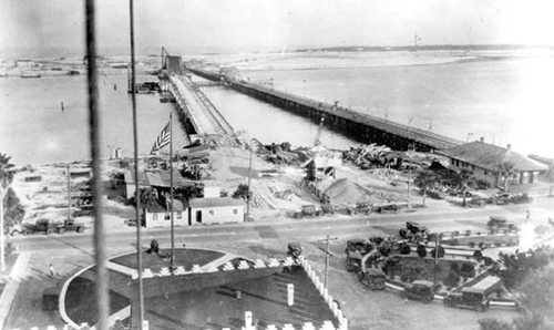 Original Bridge of Lions Construction
