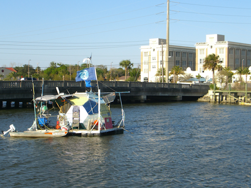 Earthball Boat in St. Augustine Picture