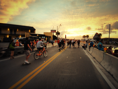 Picture of Heading to the Fort Fourth of July Fireworks