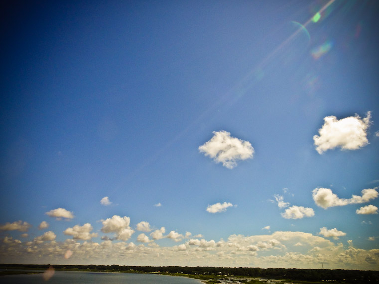 Lens Flare Photo Sky St Augustine Florida