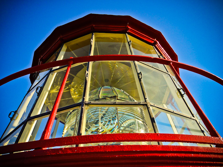 Photo of Lighthouse Lens Railing St Augustine Florida