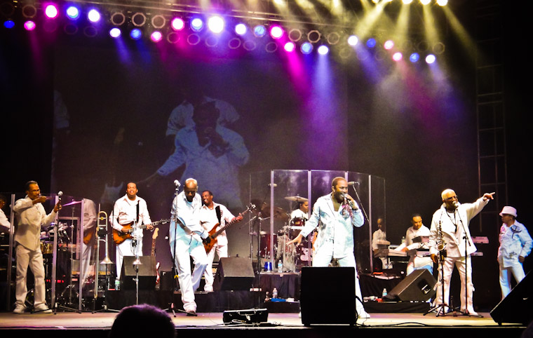 Pictures of Kool & the Gang at Lincolnville Festival in St. Augustine Florida