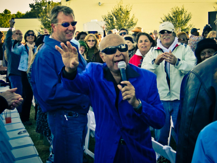 Picture of The Blind Boys of Alabama Jimmy Carter in the crowd