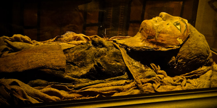 Photo of Egyptian Mummy Child Burial Mask Lightner Museum St Augustine Florida