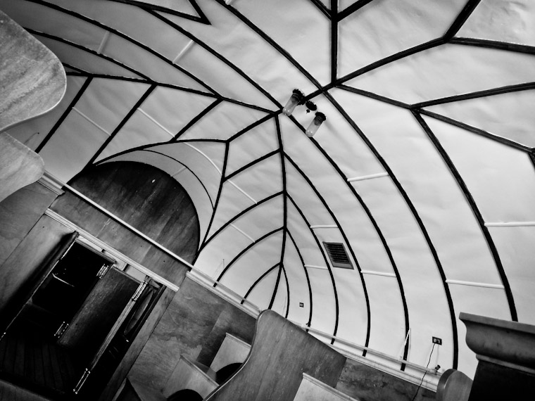 Photo of the Lightner Sauna Ceiling in St Augustine Florida