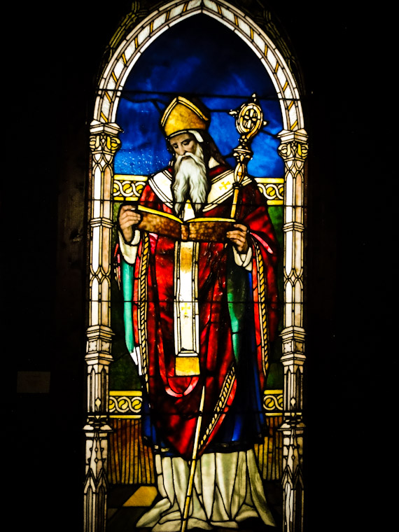 Photo of Saint Augustine Tiffany Stained Glass at the Lightner Museum in St. Augustine Florida