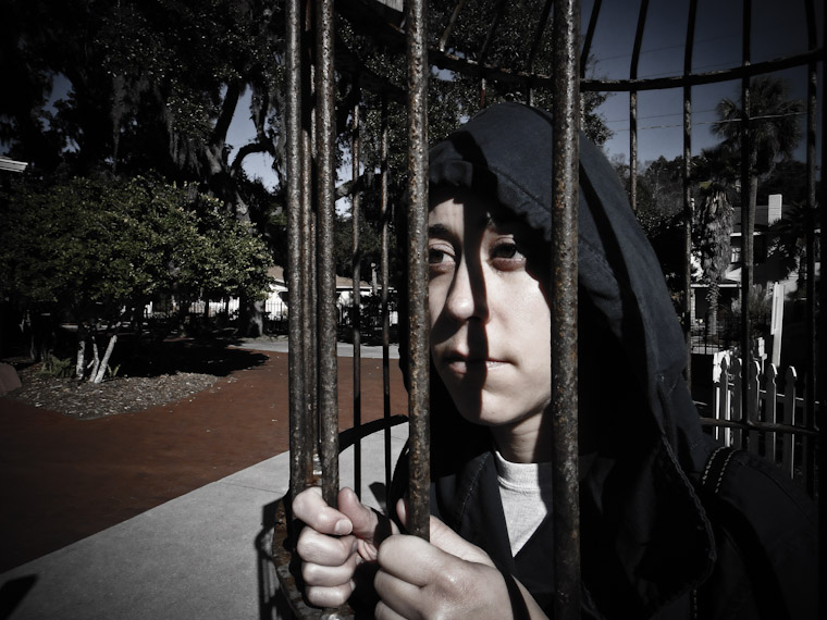 Locked up at the old prison St Augustine Florida picture