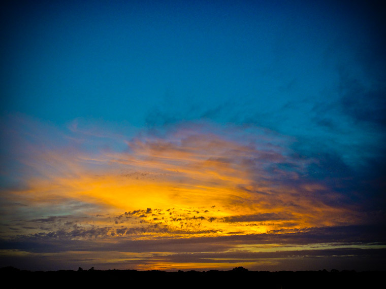 Picture of St Augustine Florida Blue Sunset