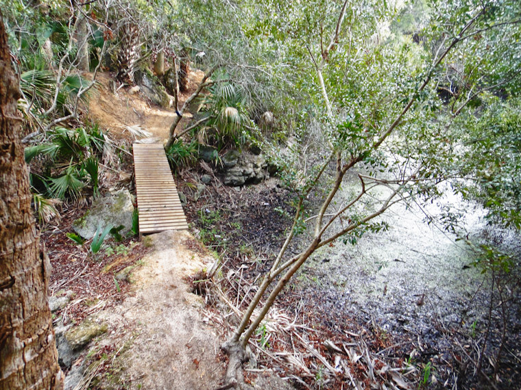 Hobo's Trail Bridge in HDR Photo St Augustine Florida