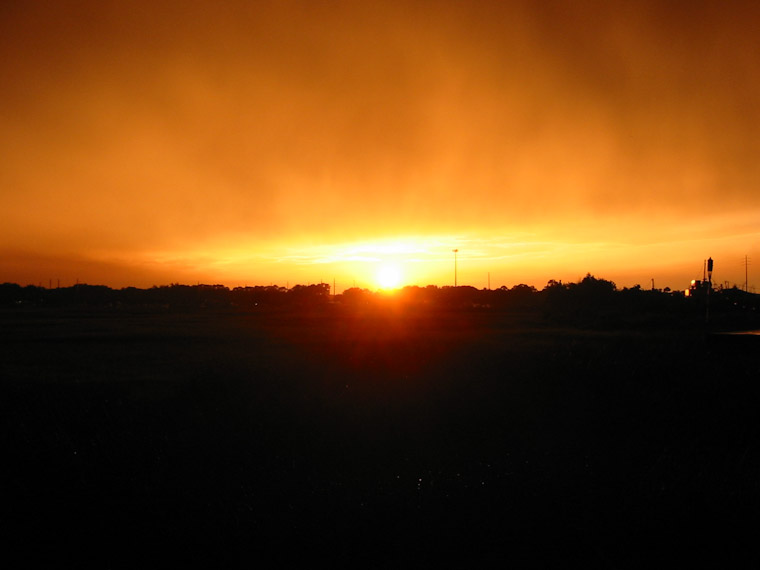 Riberia Orange Sunset St Augustine Florida Photos