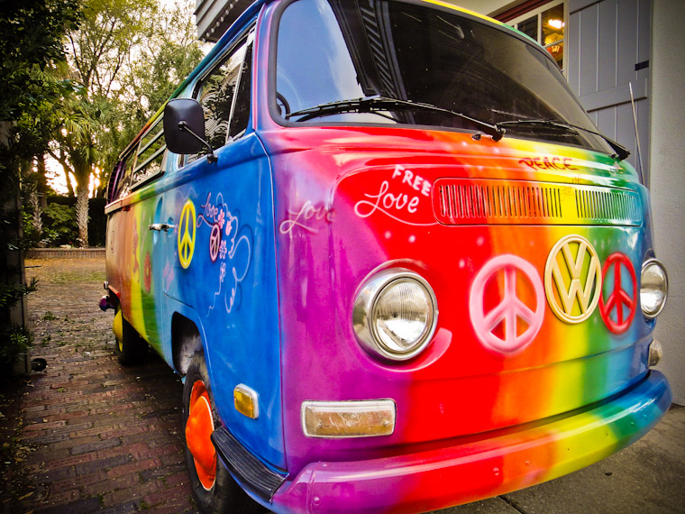 Free Love Bus St Augustine Florida Picture