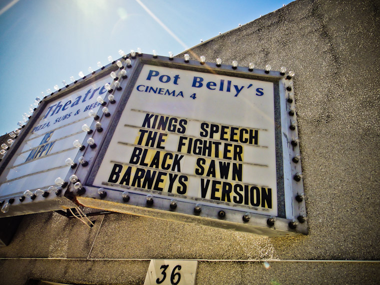 Black Sawn at Pot Belly's Sign St Augustine Florida Photos