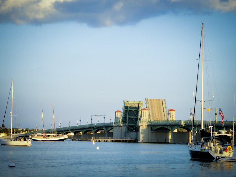 Picture of Open Bridge of Lions in St Augustine Florida