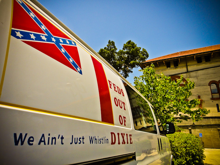 Feds OUt of Dixie Van in Saint Augustine Florida Photo