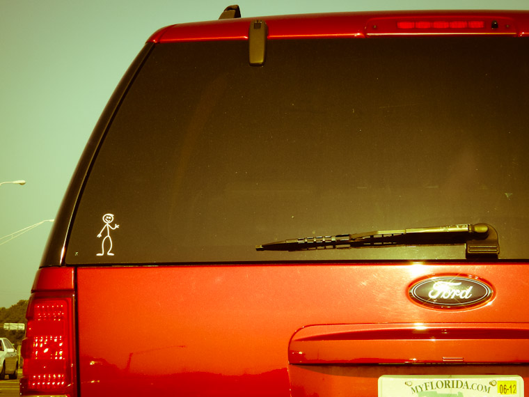 Picture of Family of One Sticker in St Augustine Florida