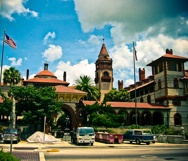 Photo of Flagler College Construction Work in Saint Augustine Florida