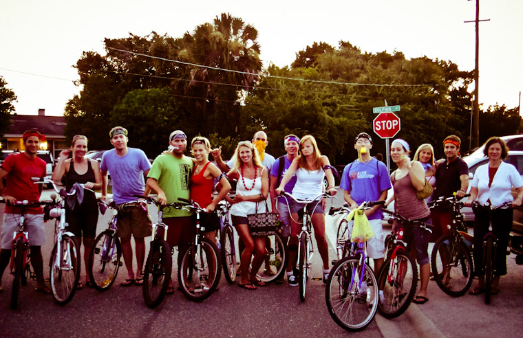 Photo of Fourth of July Bike Gang in Saint Augustine Florida