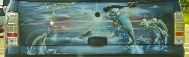 Picture of Miami Dolphins Tailgate Mural in St Augustine Florida