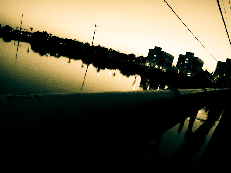 Picture of King Street Bridge pipe in St Augustine Florida