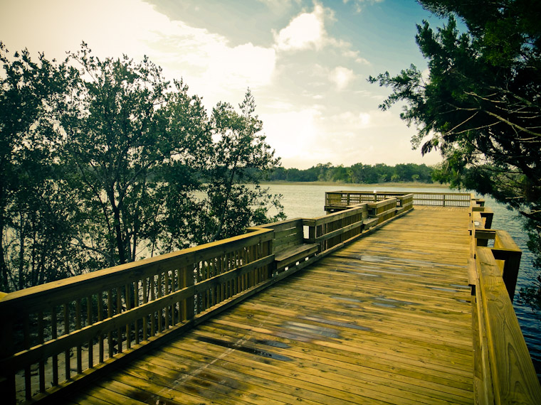 Photo of Bings Landing fishing dock in Palm Coast Florida