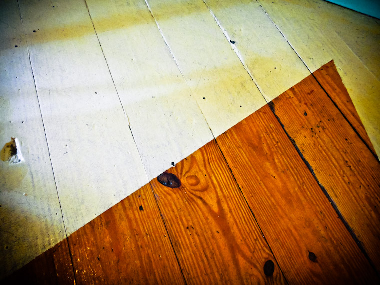 Photo of the floor of the Floridian restaurant in St Augustine Florida