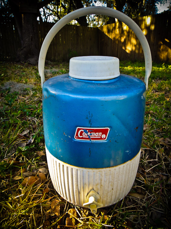 Classic Coleman thermos in Saint Augustine Florida