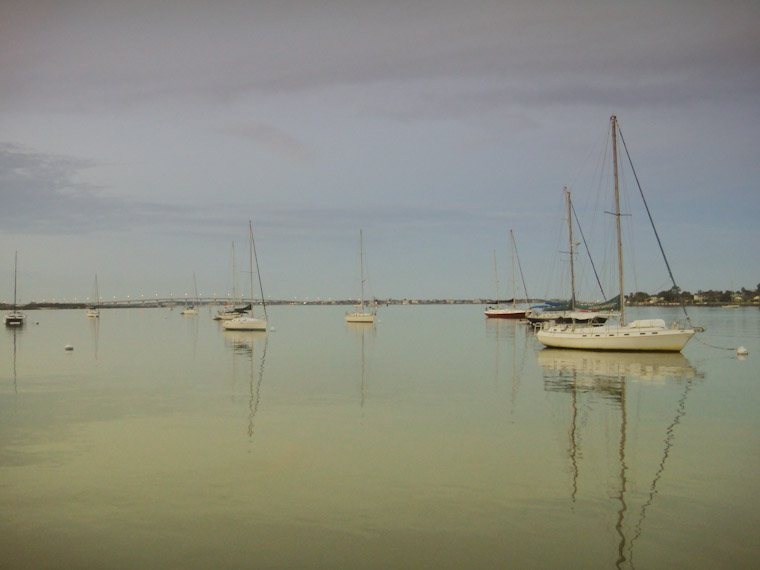 Picture of water colors in Saint Augustine Florida