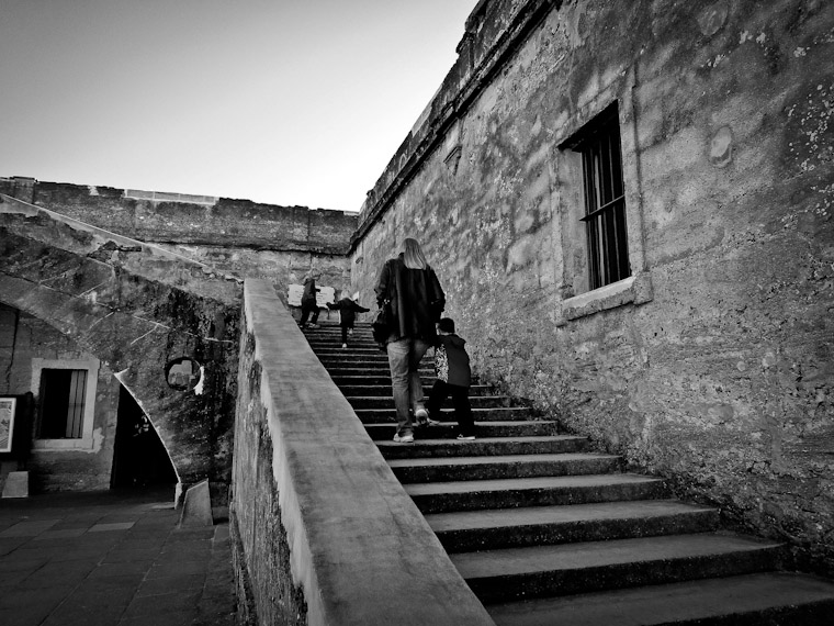 Picture of race to the top at Castillo de San Marcos