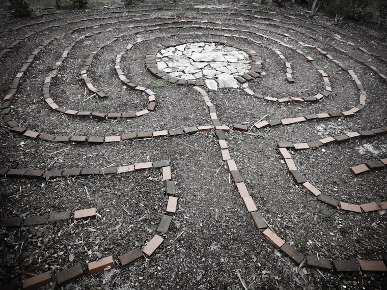 Picture of local labyrinth in Saint Augustine Florida