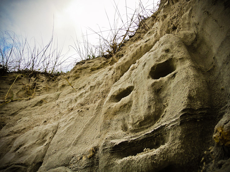 Eroding face photo in Saint Augustine Florida