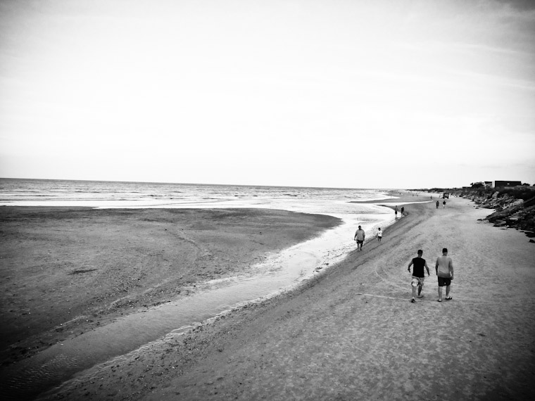 Picture of long walks on the beach in St Augustine Florida